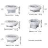 Round Candlestick Silicone Mold Gypsum Plaster Mold Lipstick Holder Tray Mold for DIY Jewelry Organizer Home Craft Decor