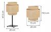 NIGHT TABLE LAMP BOHO JUTA LAMPSHADE 20 CM