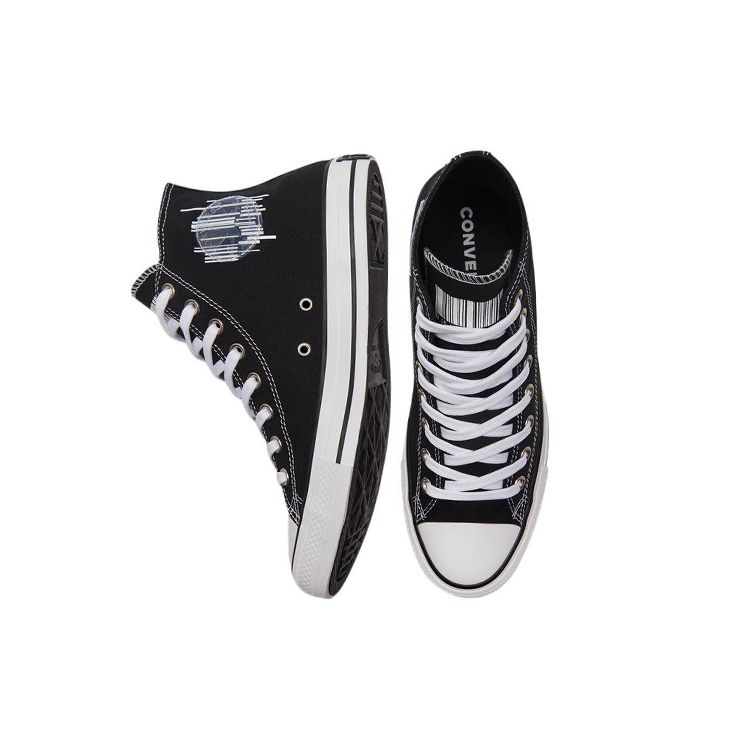 Converse Chuck Taylor All Star Comfortable High-Top Canvas Shoes Unisex Sneakers Black White A02583C