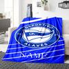 Custom Name Deportivo Alaves Team Crest Blanket for Couch & Bed, Plush Cozy Fuzzy Blanket Super Soft & Warm Blankets for Fall and Winter. 0908234