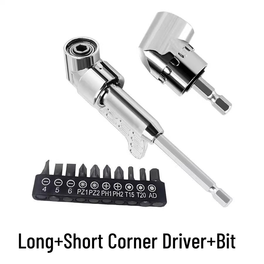 105° Bit-Winkelbohrer für [Neues Modell] – Universelle Schraubendreher-Verlängerungsstange