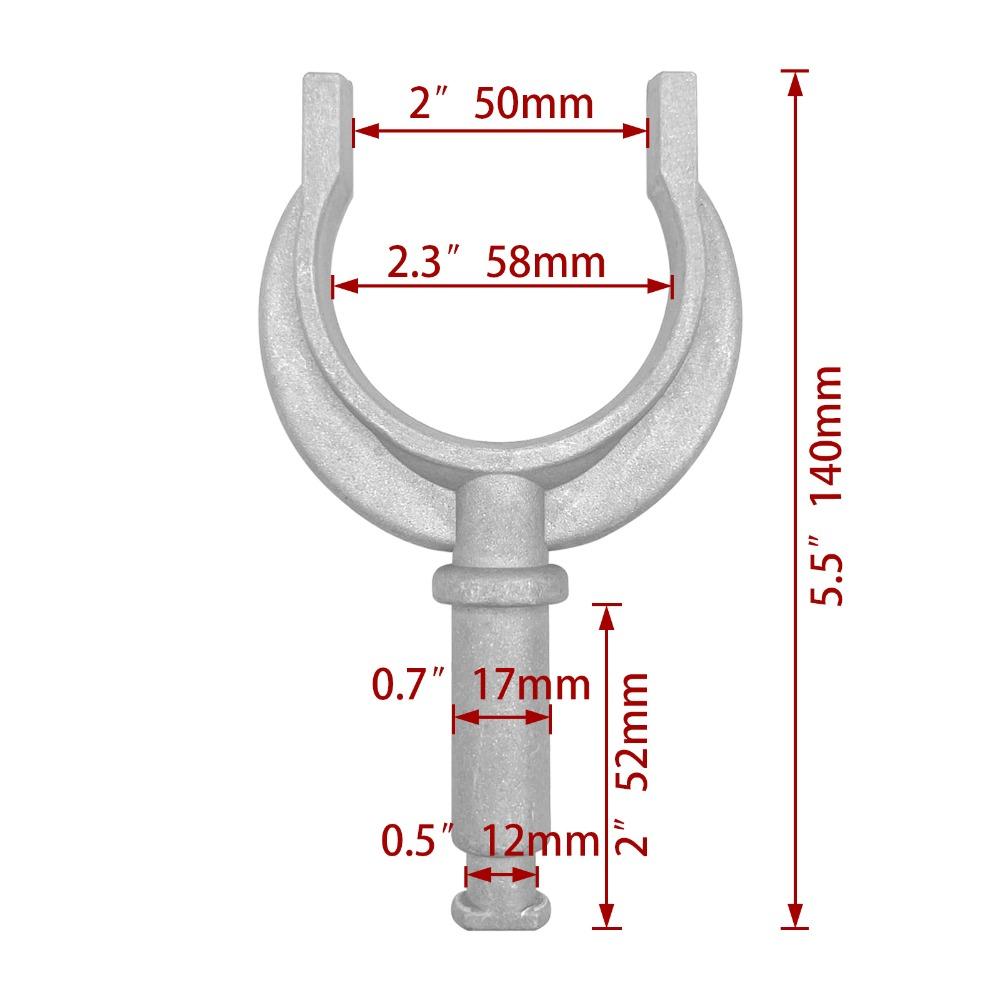 Construcție din aluminiu Blocator de vâsle din aluminiu Design furcă cu montare laterală Suport de vâsle Bază premium de construcție marină Furci pentru vâsle de barcă Canoe white