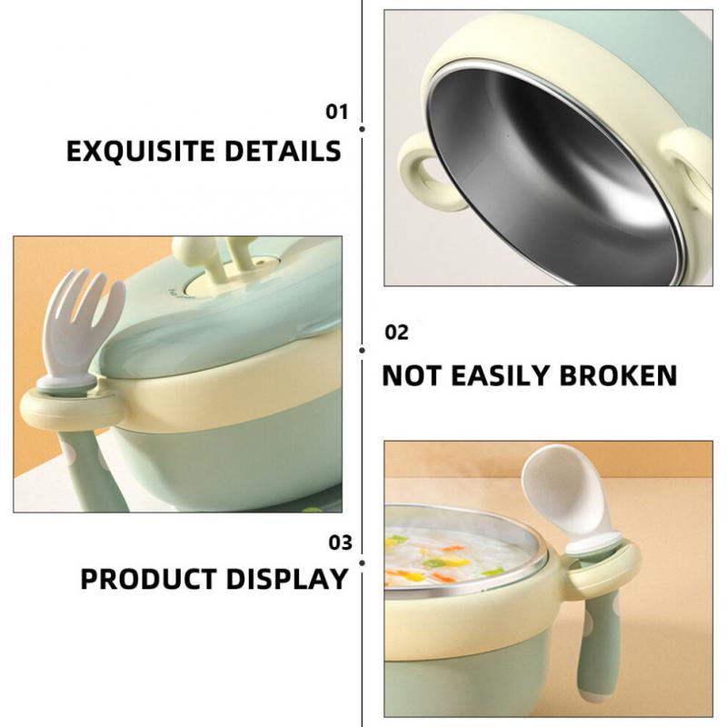 1 Set Suction Bowls For Baby With Anti-Slip And - Functions