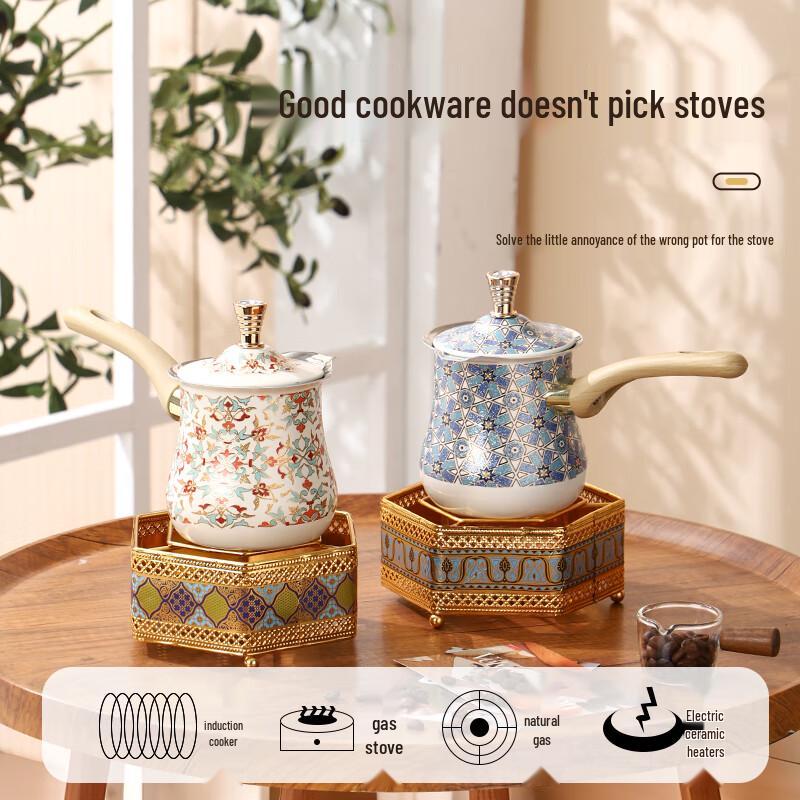 Kadijia KD Ethnic Style Stainless Steel Tea & Coffee Pot