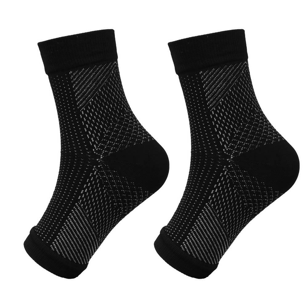 1Pair Neuropathy Socks Ankle Protector Anti Fatigue Compression Foot Sleeve Support Brace Socks Exercise Sports Protective Gear