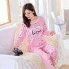 Spring Autumn Long Sleeve Pajamas for Women - Cute, Casual, Petite Homewear Set