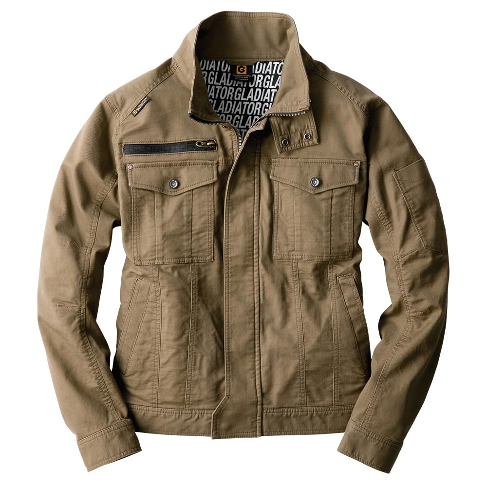 

COCOS Nobuoka Stretch Cord Size S GA-3910 Piqué Jacket, Sand, пісочний
