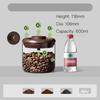 Coffee Beans Vacuum Sealed Tank Household Anti-UV Glass Food Storage Tank For Moisture-proof Air Extraction Tea Storage Tank