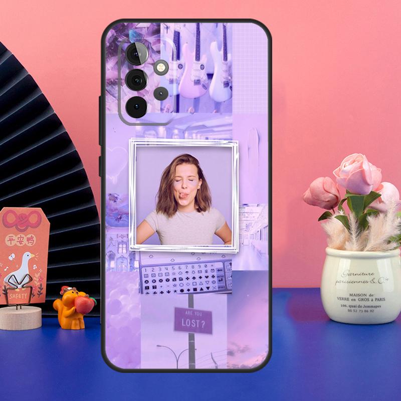 Millie Bobby Brown Case For Samsung Galaxy A54 A34 A24 A14 A73 A53 A33 A23 A13 A52 A32 A22 A12 A51 A71 Cover