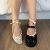 Girl Lolita Modern Dance Latin Dance Socks Ballet Lace Tie Straps Boat Socks Bowknot Women Fishnet Slippers
