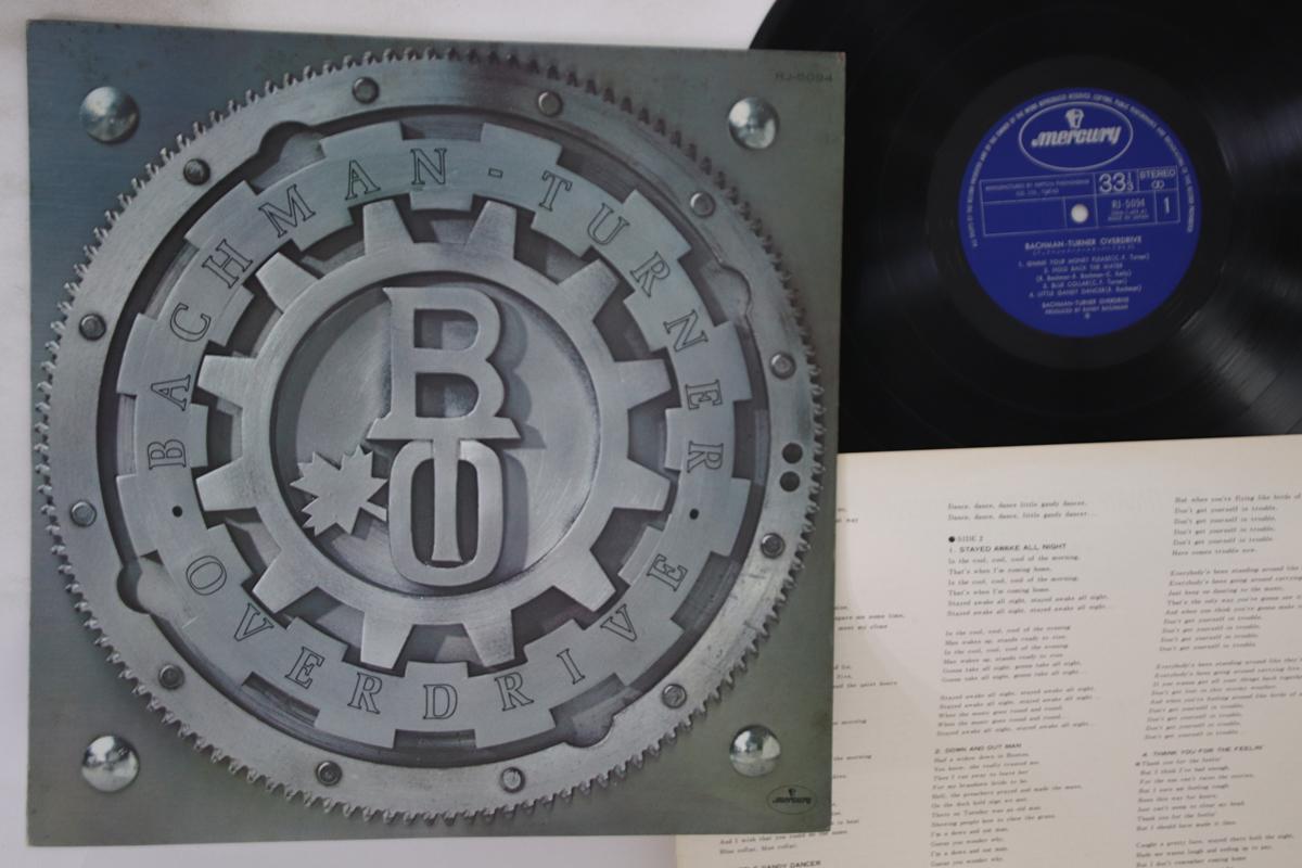 LP Record BACHMAN TURNER OVERDRIVE - Bachman Turner Overdrive RJ5094 MERCURY 1973 Japan Rock Used
