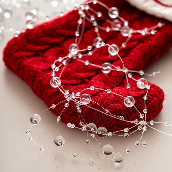 Christmas Tree Pendant DIY Hanging Ornament Festive Atmosphere Bead Strings for
