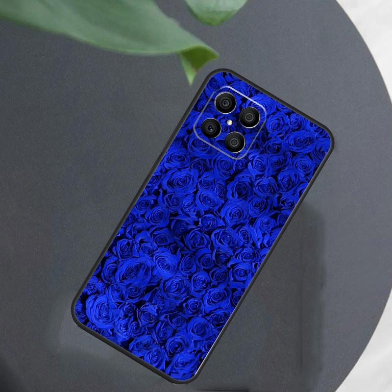 Blue Rose Art For Honor Magic 5 6 7 8 Pro Case For Honor 400 200 50 70 Lite X8c X8b X9a X9b X9c X9d Win RT