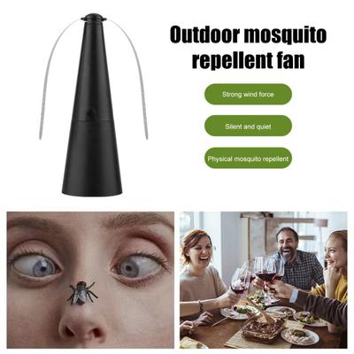 Ventilador Repelente de Moscas com Lâminas Refletivas Portátil a Bateria para Mesa Interno Externo