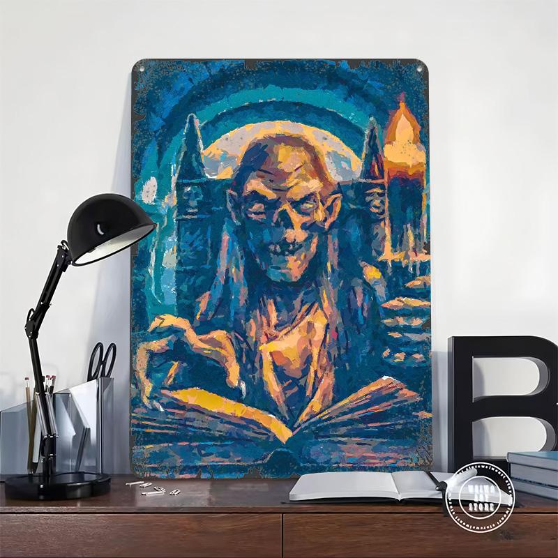 Crypt Keeper Metal Poster Customized Wall Art Retro Vintage Tinplate Signs for Garage Decoration Room Home Decor Coffee Bar Men