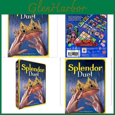 Splendor Duel Puzzle-Kartenspiel mit Plastikspielkarten für Familienspaß und Kinder ab 10 Jahren