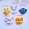 10Pcs New Cute Resin Mini Cartoon Animals Flat Back Cabochon Scrapbook Kawaii DIY Embellishments Accessories