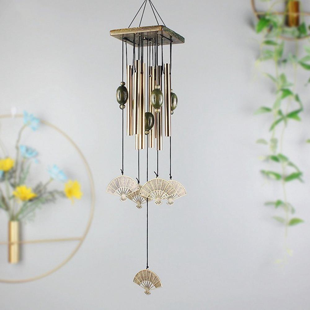 

1 шт. винтажная деревянная металлическая алюминиевая трубка колокольчики подвесные декоративные ремесленные подарки украшение для дома и магазина