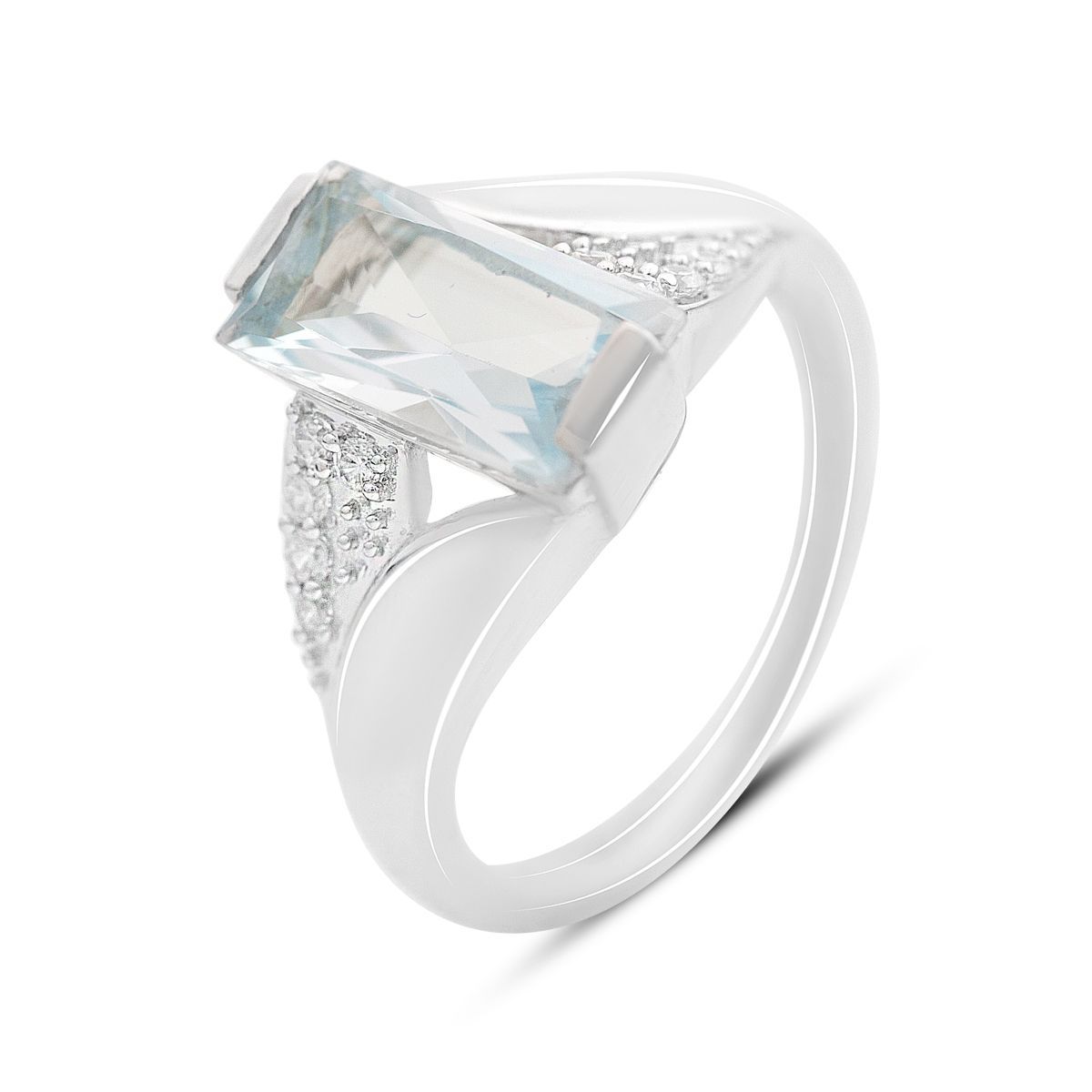 

Silver ring with natural topaz 3.308ct, product weight 4.26 g (2166016) 18