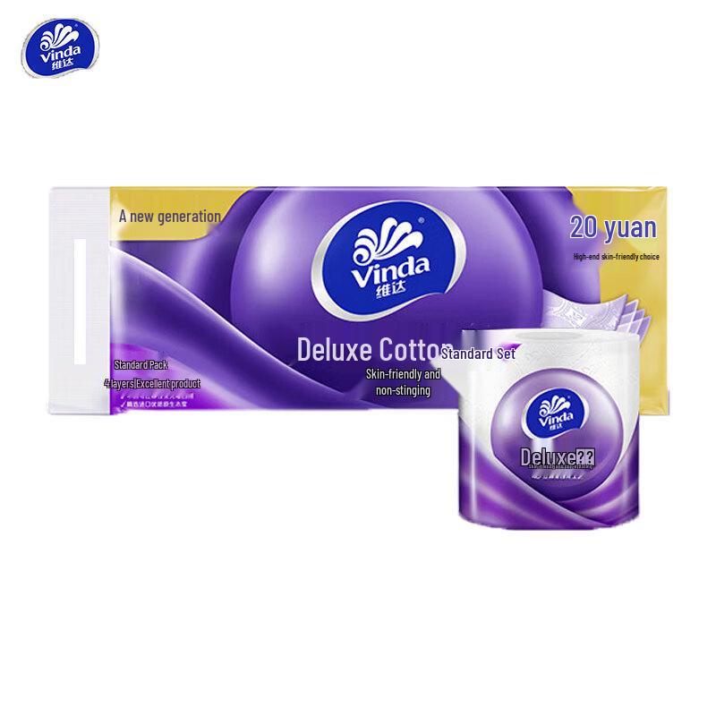 Vinda Cotton Soft 4-Ply Toilet Paper