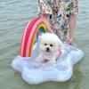 Summer Party Bucket Rainbow Cloud Cup Holder Inflatable Pool Float Beer Drinking Cooler Table Bar Tray Beach Swimming Ring
