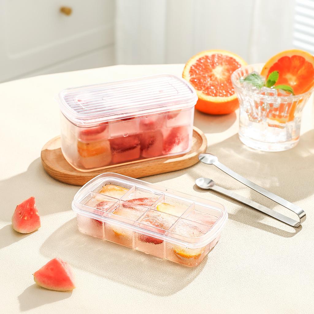 Transparent Ice Mold Multipurpose Ice Storage Box Mini Ice Cube Tray Plastic Ice Mould Kitchen Bar Ice Cube Maker Tools