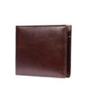 Portafoglio Bifold da Uomo e Porta Carte in Vera Pelle con Tasca Portamonete, Scomparti Multi-Carta, Pelle Bovina di Primo Strato