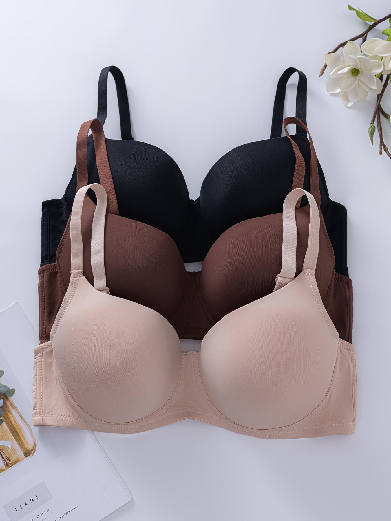 

Large size smooth bra, big chest, small chest underwear, anti-sagging, sexy, gathered, comfortable and breathable 85D чёрный