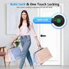 Fingerprint Door Lock, Smart Door knob, Biometric Door Lock, Bedroom Door knob with Code and App, Keypad Keyless Entry with Handle for Home Hotel