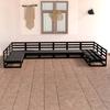 Garden Furniture Set 10 Pcs Solid Pine Wood