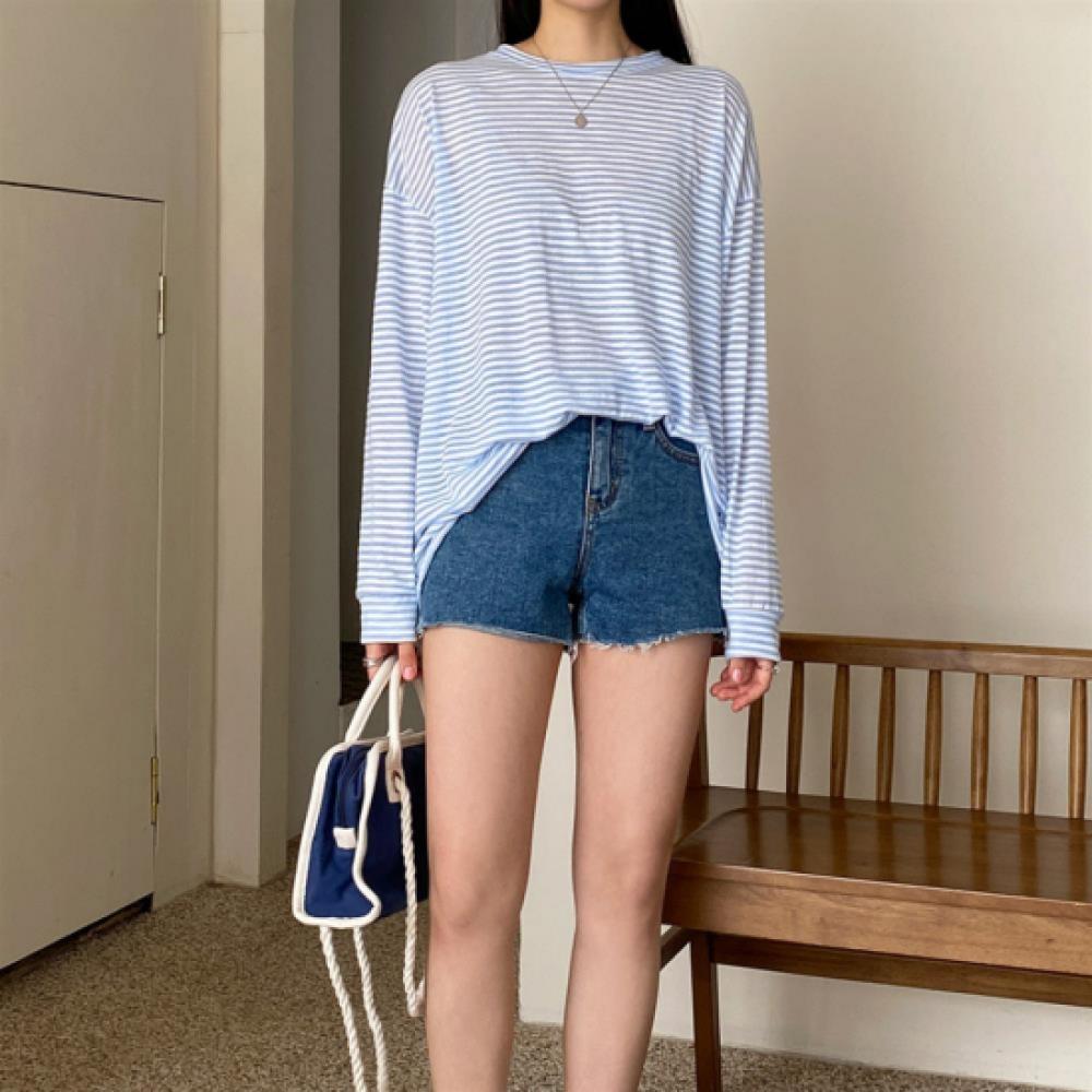New Arrivals Open Run Women Crew Neck Minimal T shirT