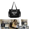 Large Capacity 2024 New Casual Tote Bag Stylish Canvas Shoulder Bag For Students