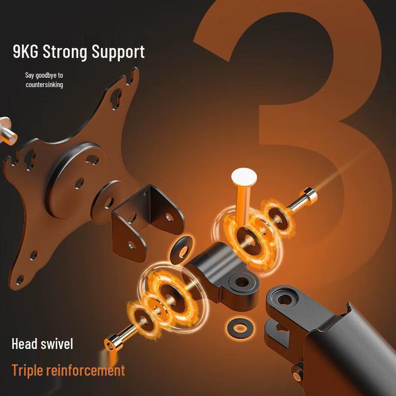 T6-1UP Quick Install Desktop Monitor & Laptop Arm