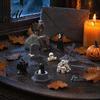 Small Horror Statue Decor Halloween Miniature Resin Ornaments Micro Landscape Desktop Decor Secret Room Scenery Scene Accessories for Fish