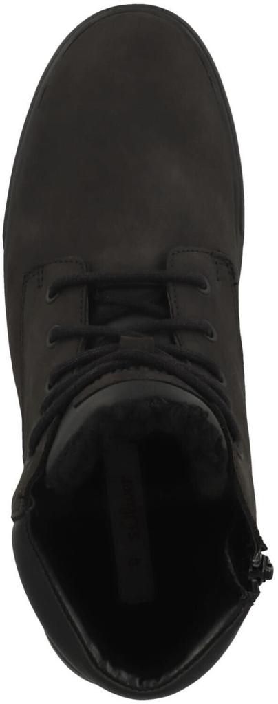 Ботинки s.Oliver на шнуровке черные 22838510