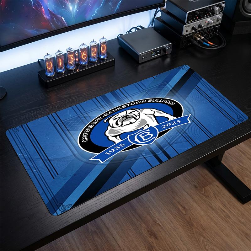Canterbury-Bankstown Bulldogs Pattern Mousepad Anti?Slip Rubber Desk Pad For Gaming Working Desktop Decoration