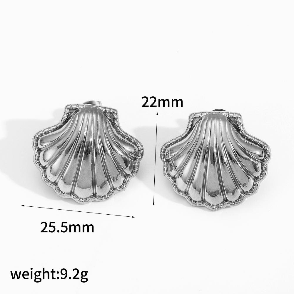 Modern Style Stainless Steel Geometric Earrings For Women Summer Style K
