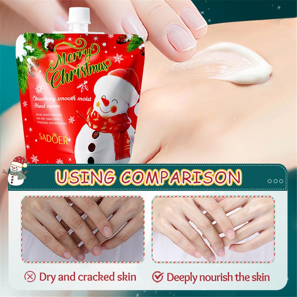 Cremă de mâini cadou de Crăciun Pachet de călătorie Hidratează Catifelează Îngrijire de nivel SPA -30g/bucată Cadou Pentru Femei&Bărbați