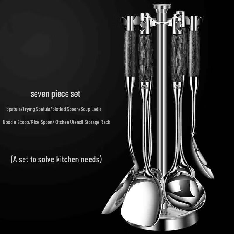 CHAHUA 7-Piece Luxury Anti-Scald Stainless Steel Cookware Set