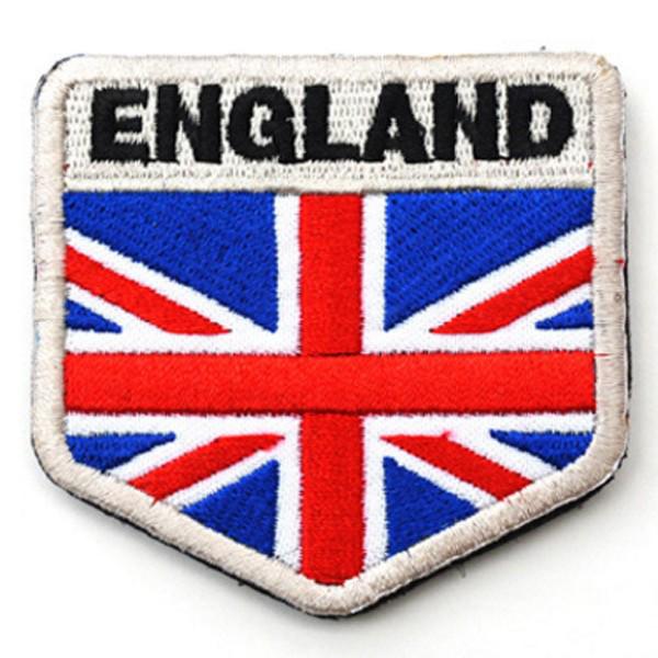 UK-Flagge Aufnäher Gestickt Klettarmband - Strapazierfähiger Stoffaufkleber