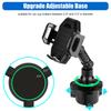 Auto Becherhalterung Qi Kabelloses Ladegerät Verstellbarer Schnelllade-Ständer Basis für Telefon