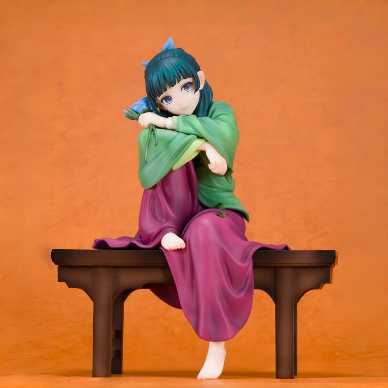 11CM Anime The Apothecary Diaries Maomao Figure Cute Girl Sitting Position Maomao Action Figure Collection Doll PVC Model Gifts