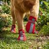 4PCS/SET Non-slip Pet Booties Reflective Stripe Dog Sneakers Mesh Dog Shoes  Hot Pavement