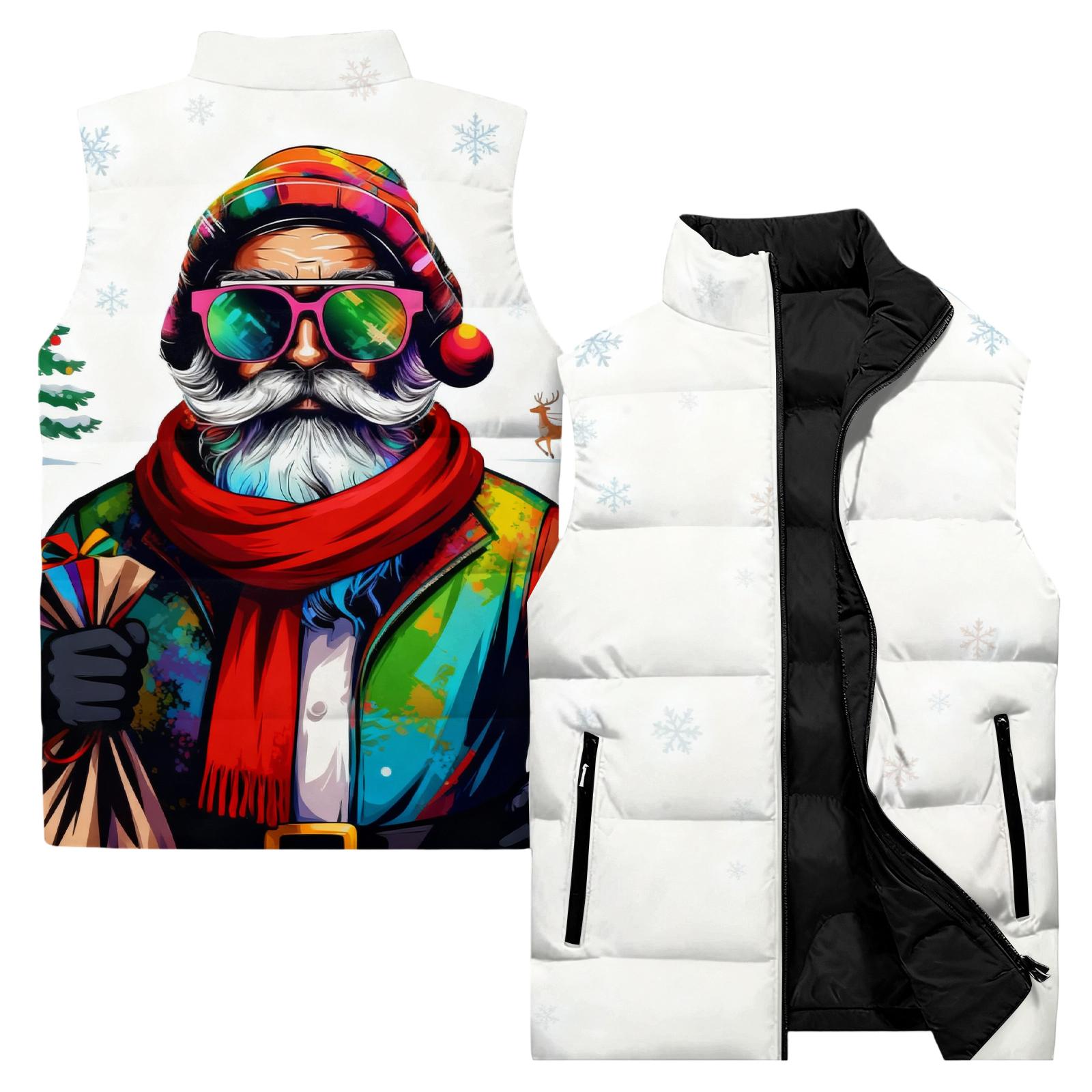 

Мужской повседневный и модный жилет без рукавов, однотонная хлопковая куртка с принтом XL белый