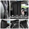 Universal Car Privacy Curtains Between Rear Seat Privacy Protection Sun Shades Side Window Covers for Taxi Car Travel Accessorie