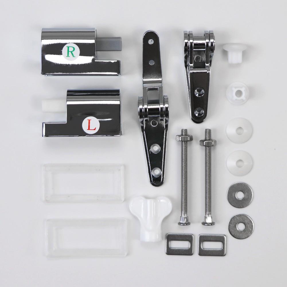 Soft Close Repair Toilet Seat Hinge Easy Screwdriver Installation ABS And Zinc Alloy Wear Resistant Robust Toilet Seat Fittings