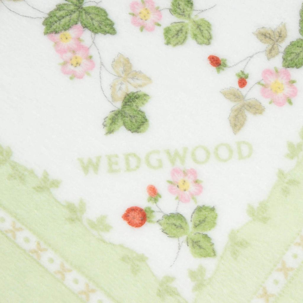 Nishikawa Towel Gift Set: Bath Towel & Face Towel (1 each), 100% Cotton, Wedgwood Wild Strawberry Brand Towel, Elegant, Delicate, Thin Type for