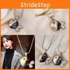 Trendy Simple Animal Design Crystal Fish Sweater Necklace Perfect For Gifts