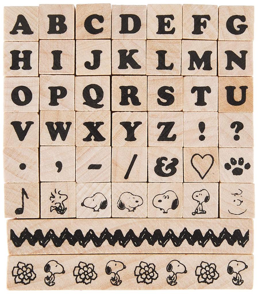 Kodomo No Kao Snoopy Petit Letter Set U Alphabet 2250-001
