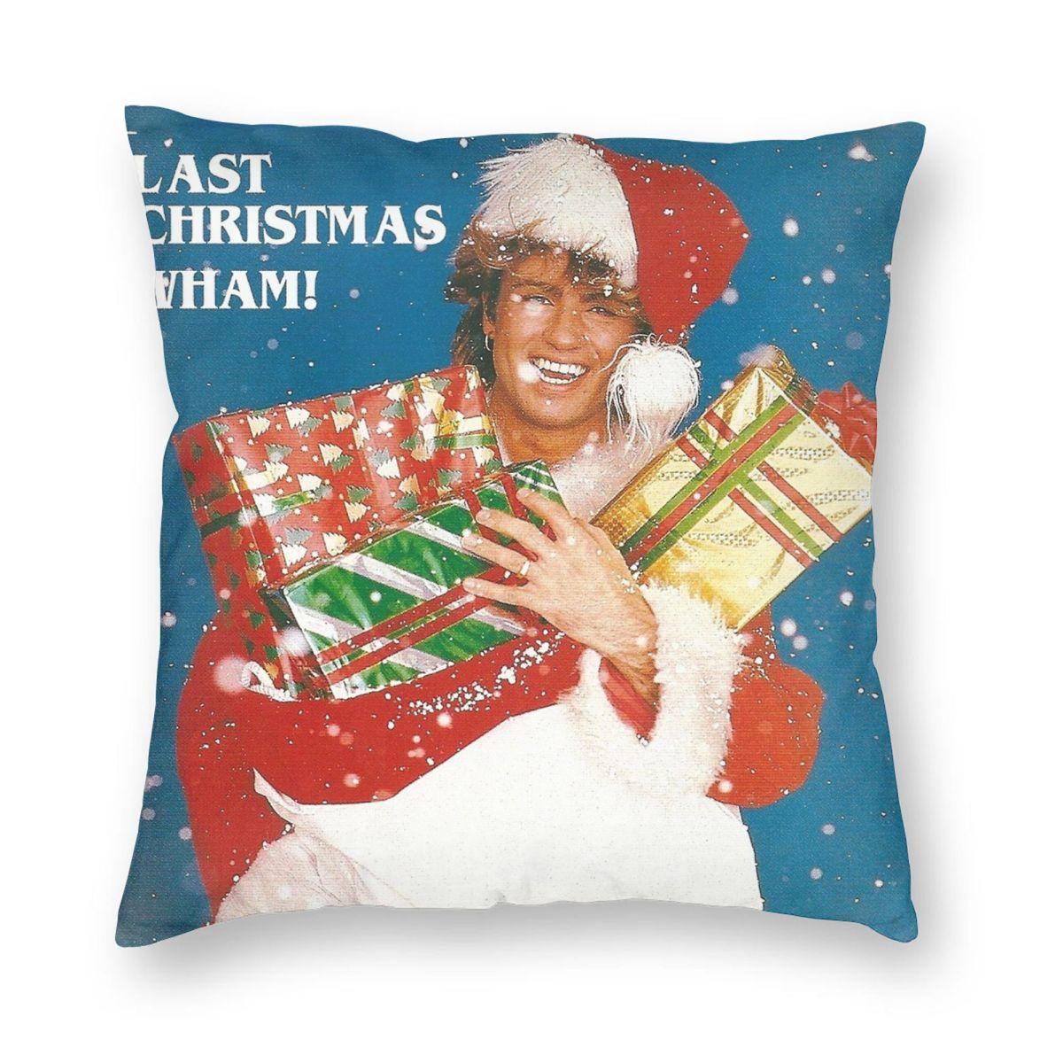 

Wham Christmas Square Pillowcase Polyester Linen Velvet Creative Zip Decorative Pillow Case Home Cushion Cover Wholesale 12x12Inch